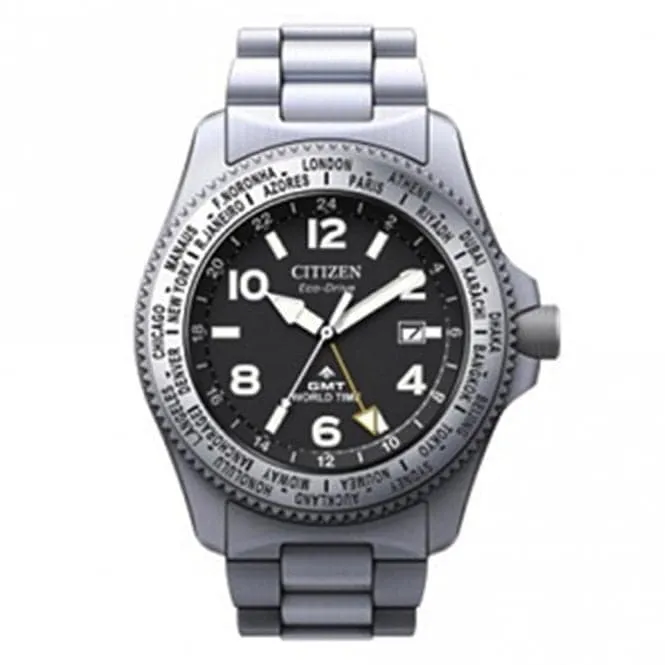 Gents Eco-Drive Promaster GMT Watch BJ7100-82E