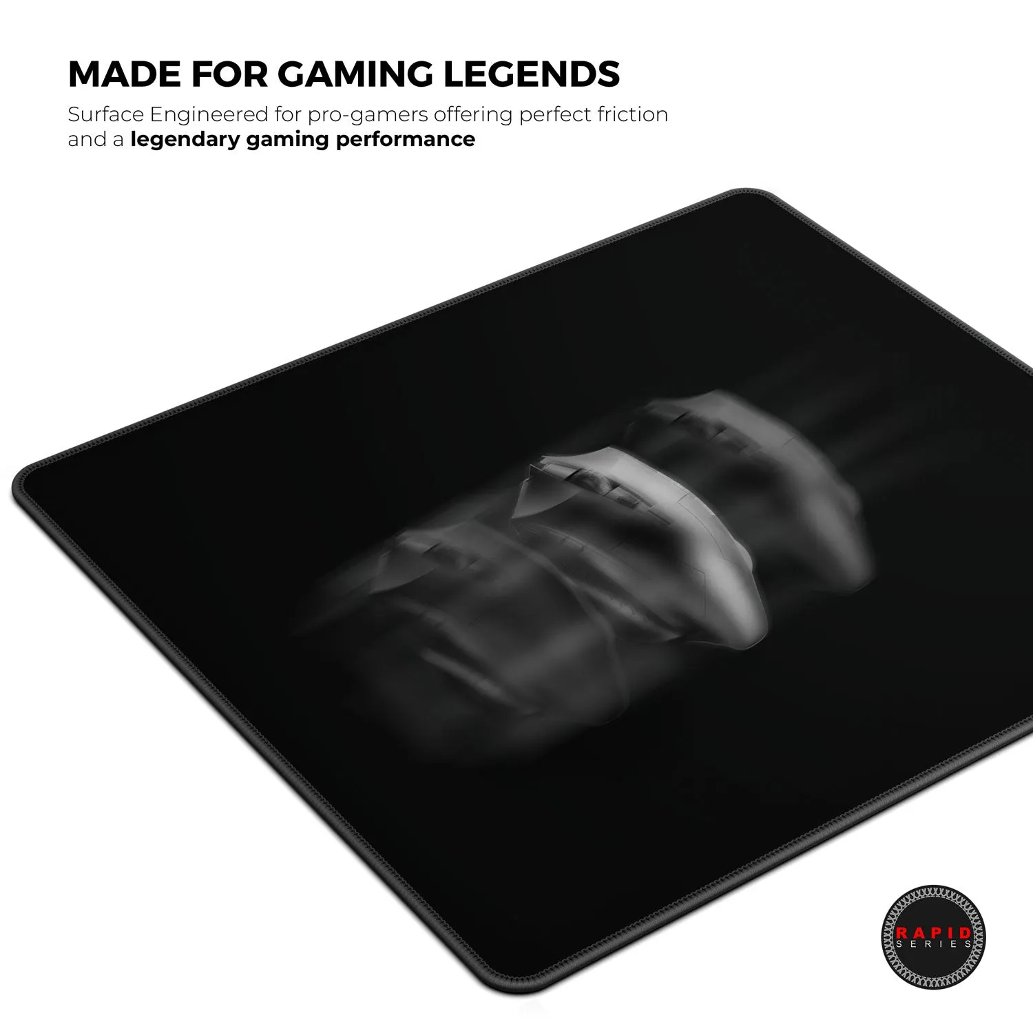 Ghost (Black) Gaming Mouse Pad