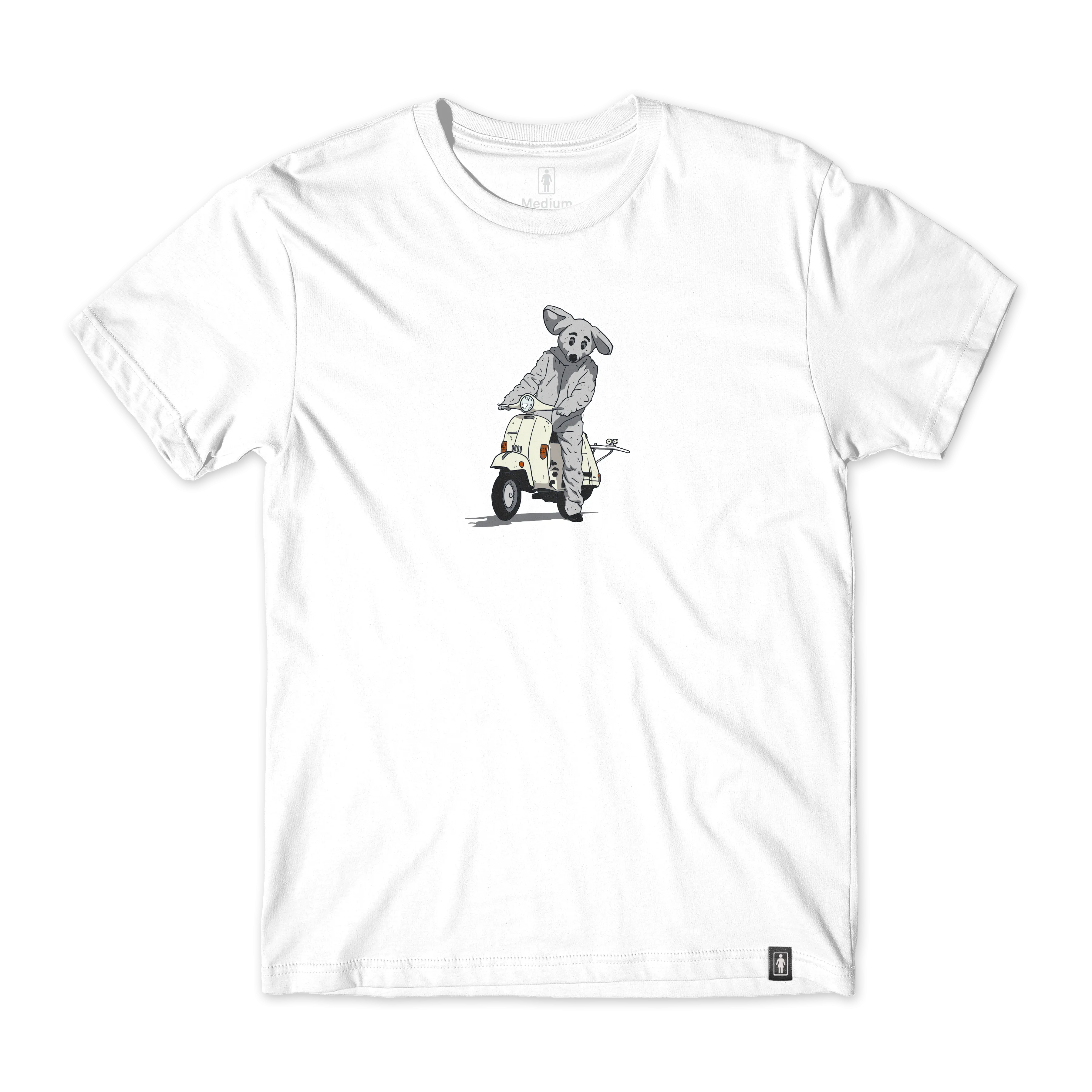 Girl Mouse Tee White