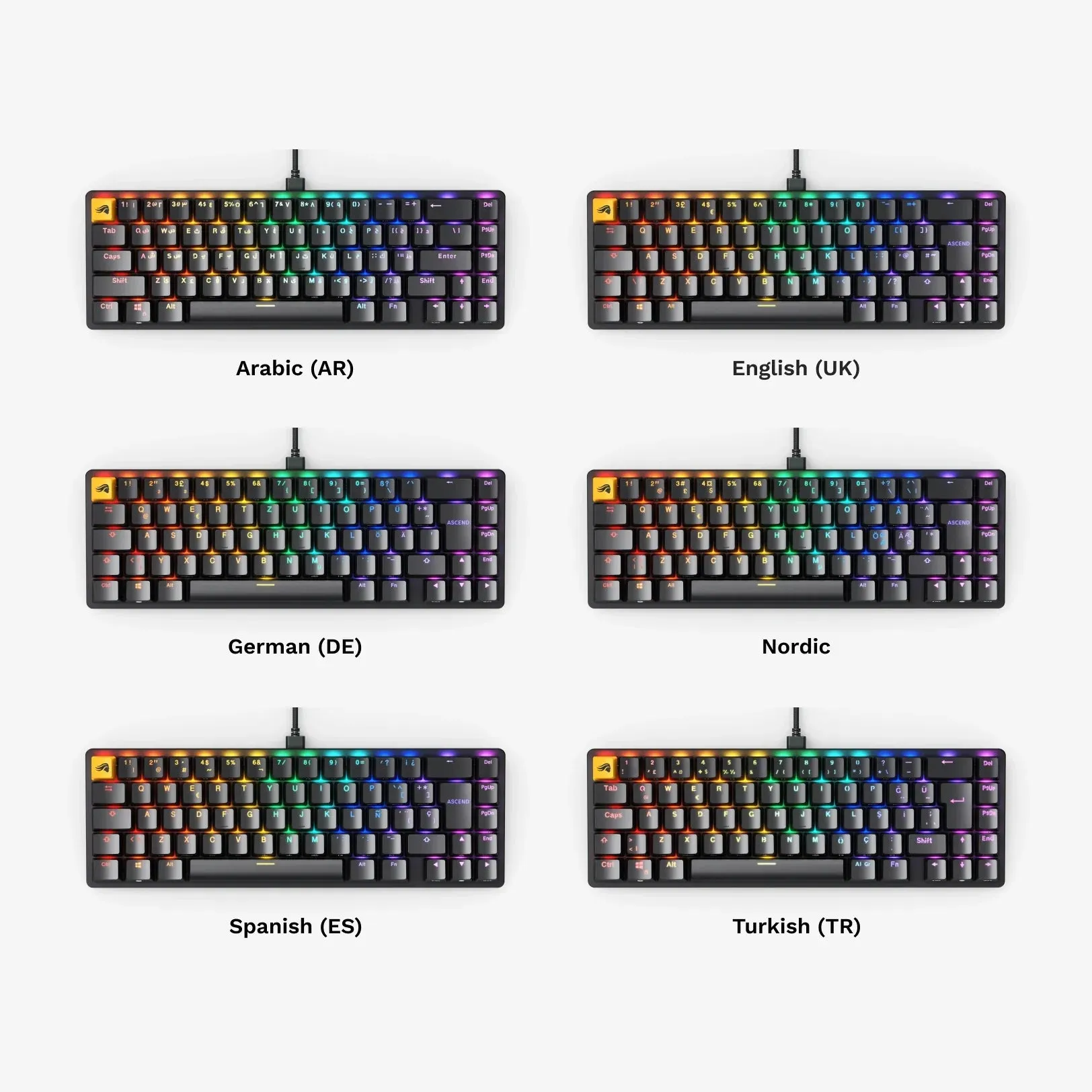 Glorious Mechanical Gaming Keyboard GMMK 2 Compact 65%