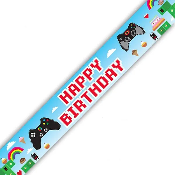 Happy Birthday Game Banner