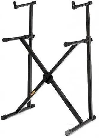 Hercules KS210B EZ-Lok Double Tier X-Keyboard Stand