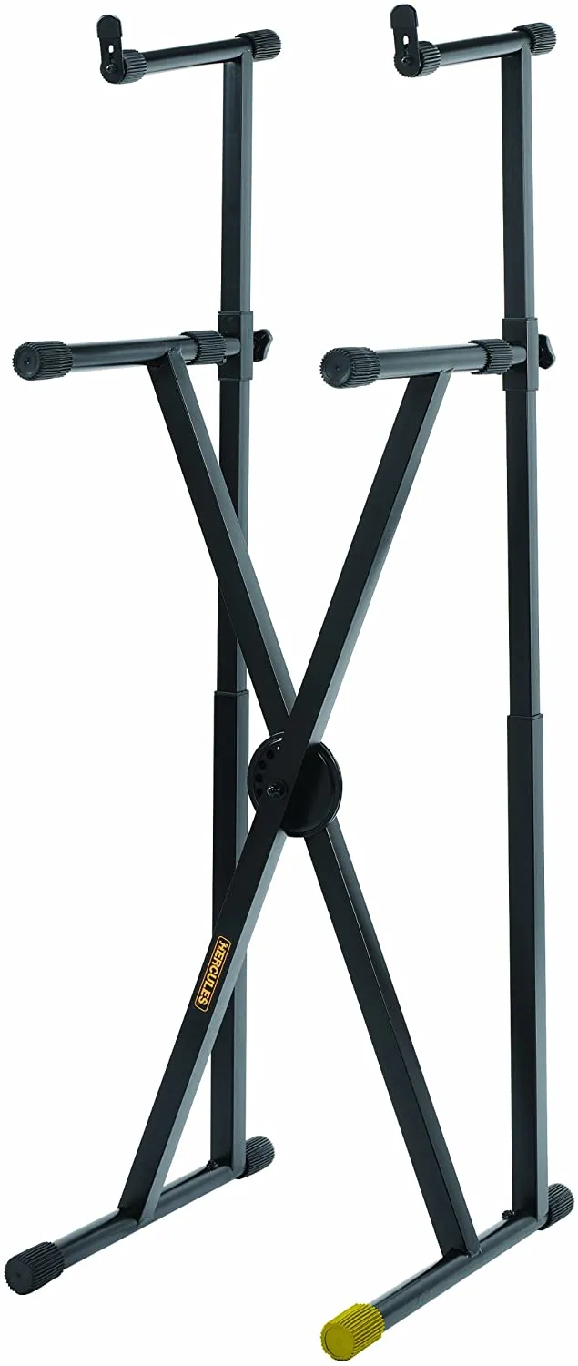 Hercules KS210B EZ-Lok Double Tier X-Keyboard Stand