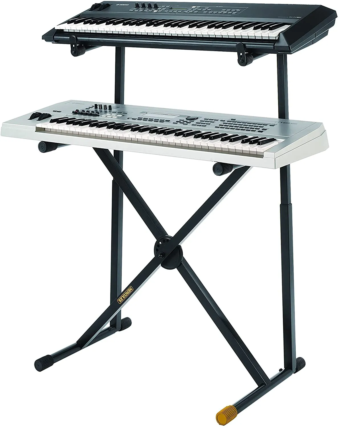 Hercules KS210B EZ-Lok Double Tier X-Keyboard Stand