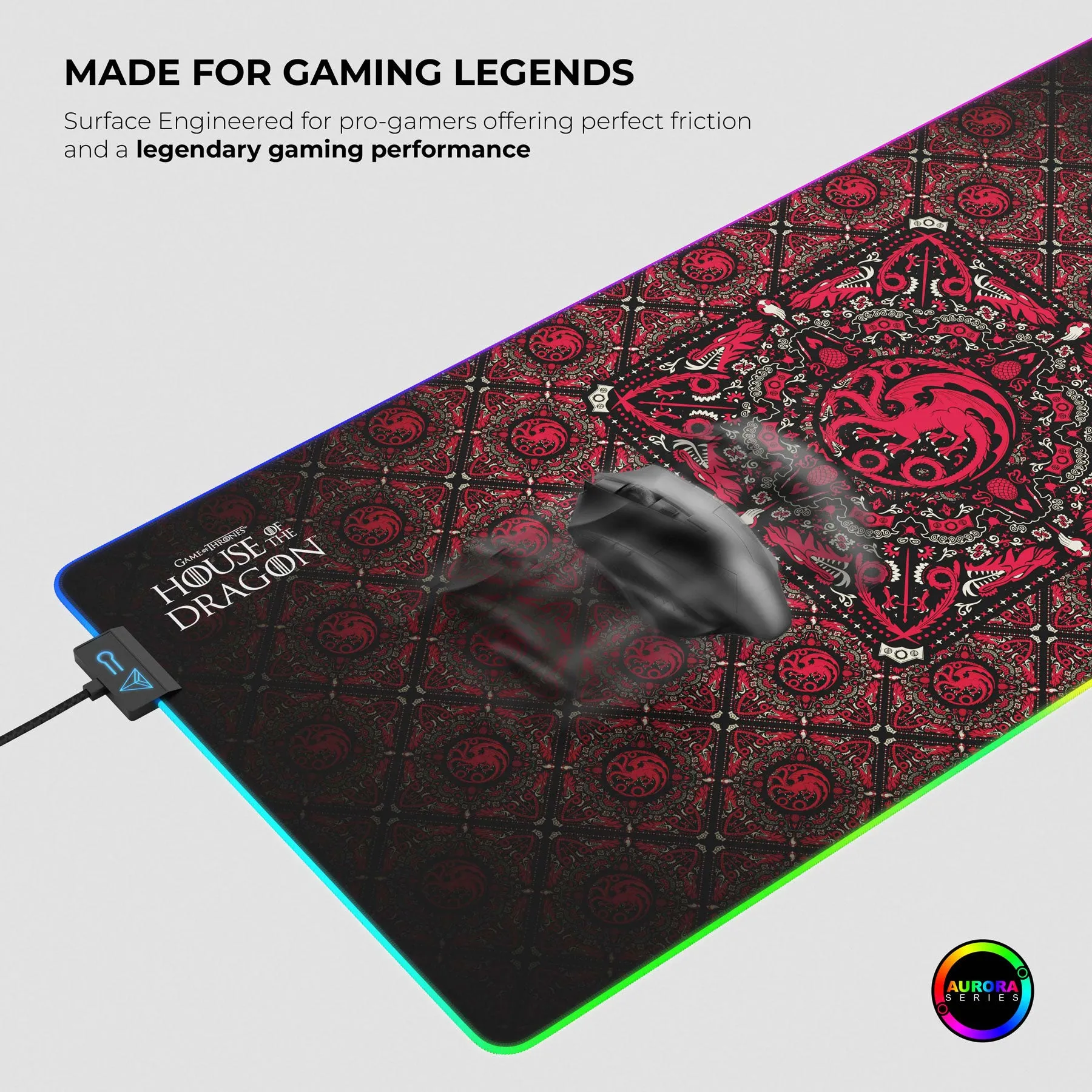 House Targaryen Gaming Mouse Pad