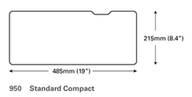 Humanscale Standard and Compact Keyboard Platform White