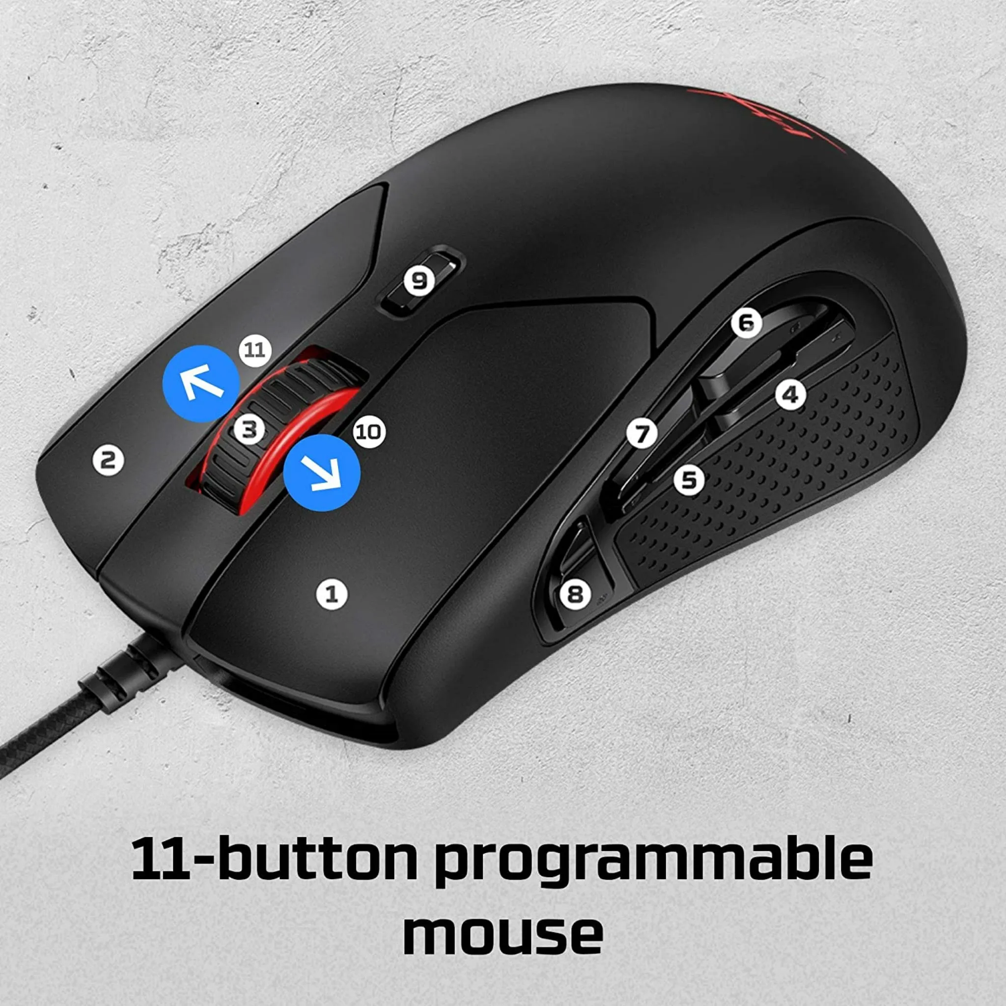 HyperX Pulsefire Raid RGB Gaming Mouse