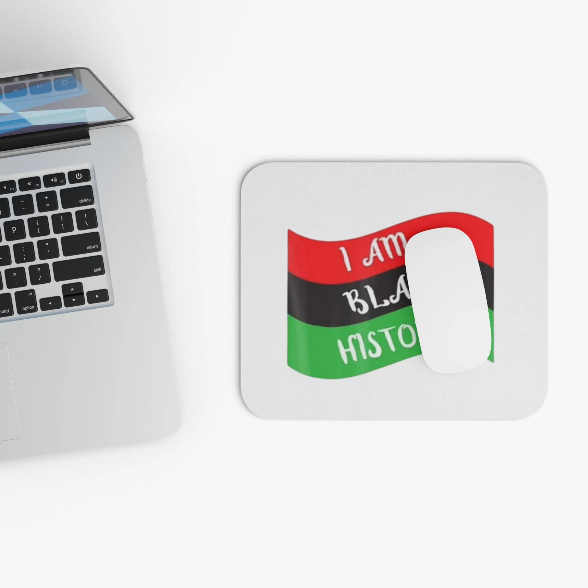 I Am Black History Mouse Pad (Rectangle)