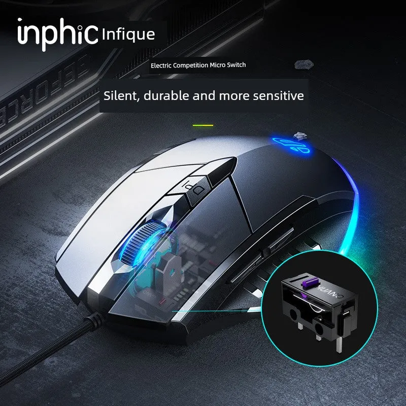 Inphic PW1 Mechanical USB Desktop Wired Mouse