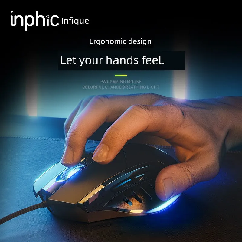 Inphic PW1 Mechanical USB Desktop Wired Mouse