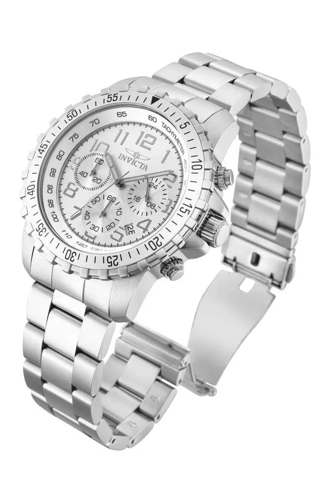 Invicta Specialty Men's Wrist Watch Stainless Steel Quartz Silver Dial - 6620