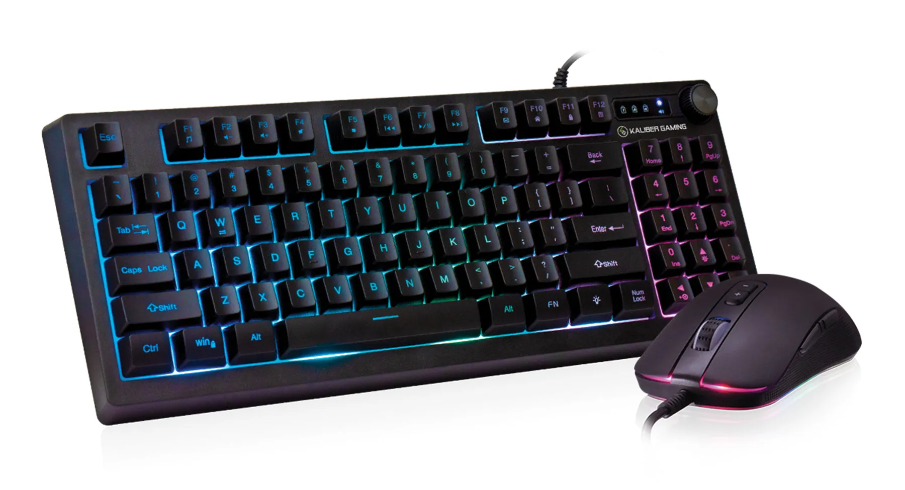 IOGEAR Kaliber Gaming KORONA KORE II Compact Keyboard Combo