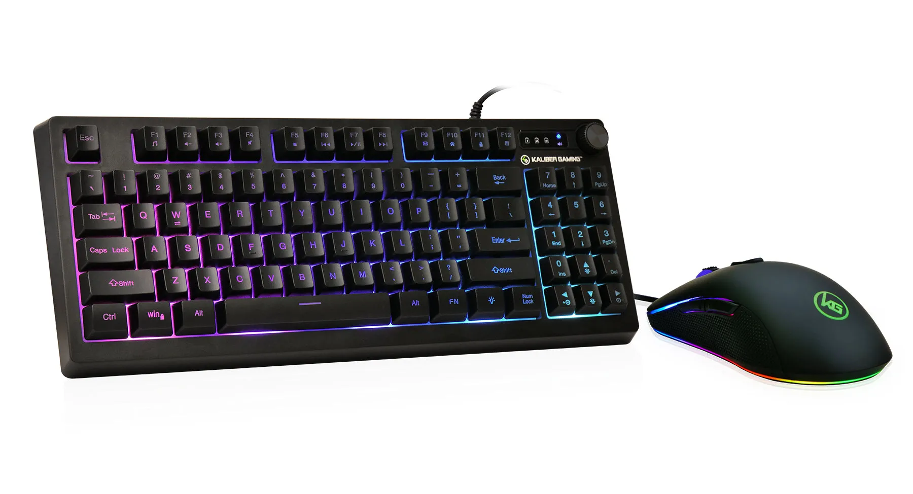 IOGEAR Kaliber Gaming KORONA KORE II Compact Keyboard Combo