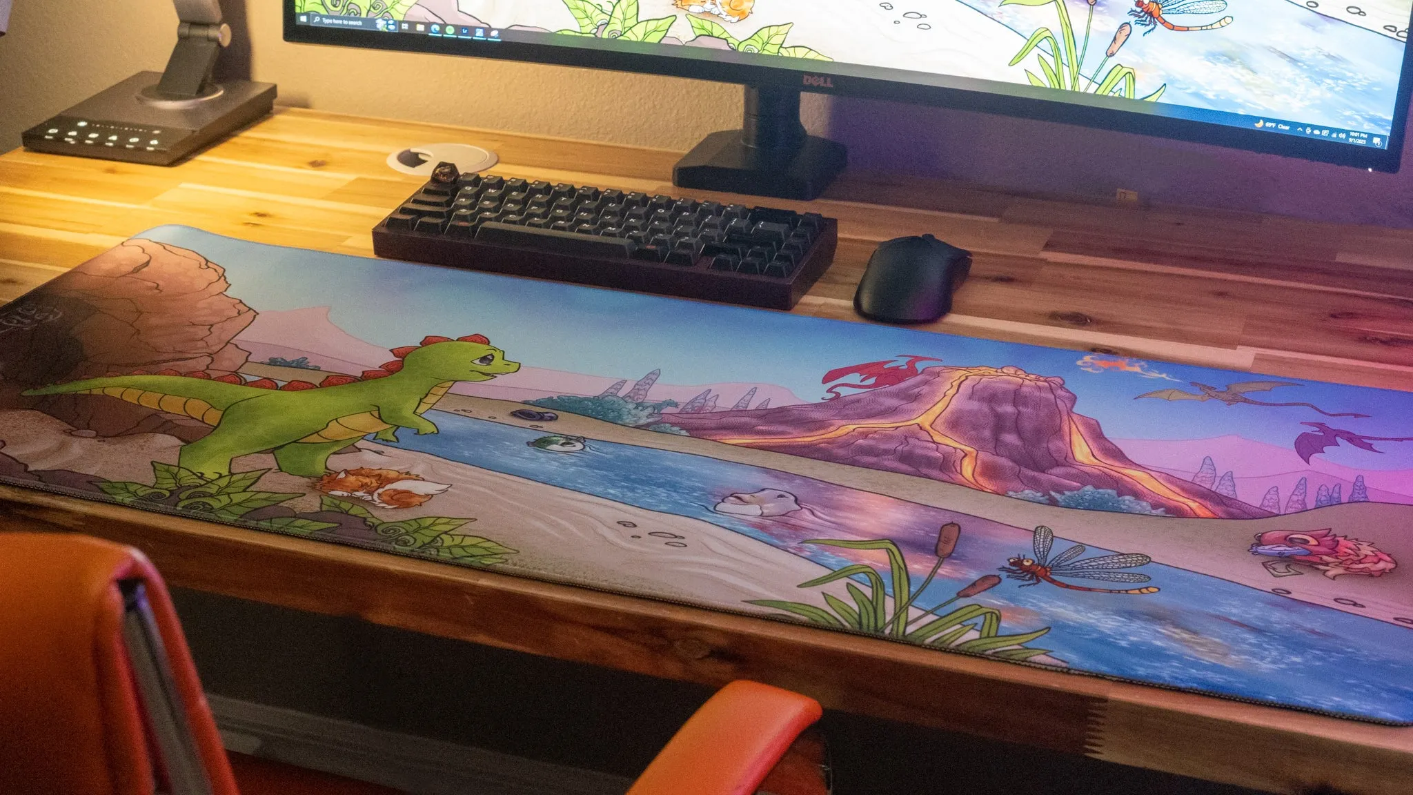 Jakeyosaurus "Wish for Wings" Limited Edition Content Creator Collaboration XL Deskmat