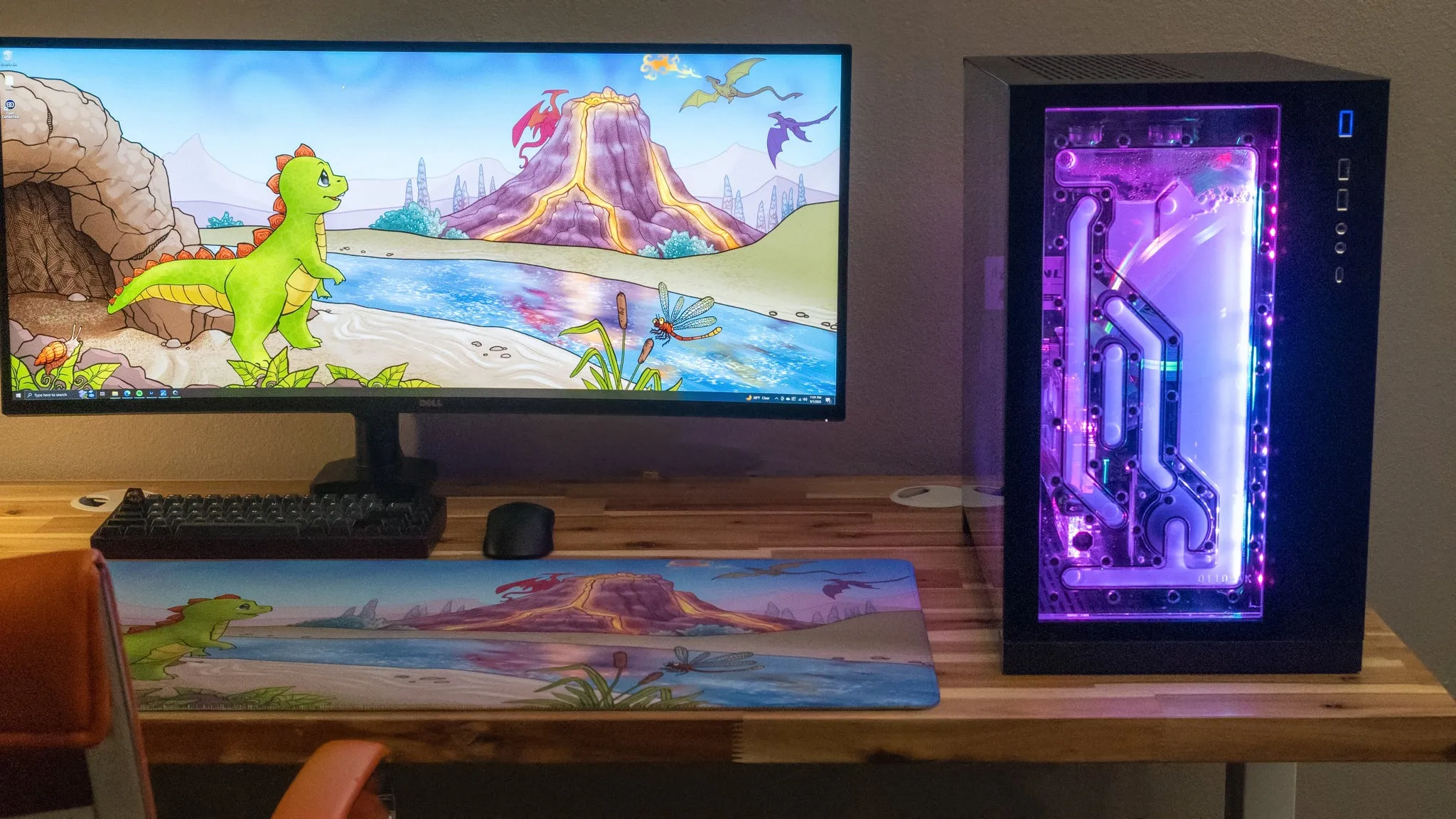 Jakeyosaurus "Wish for Wings" Limited Edition Content Creator Collaboration XL Deskmat