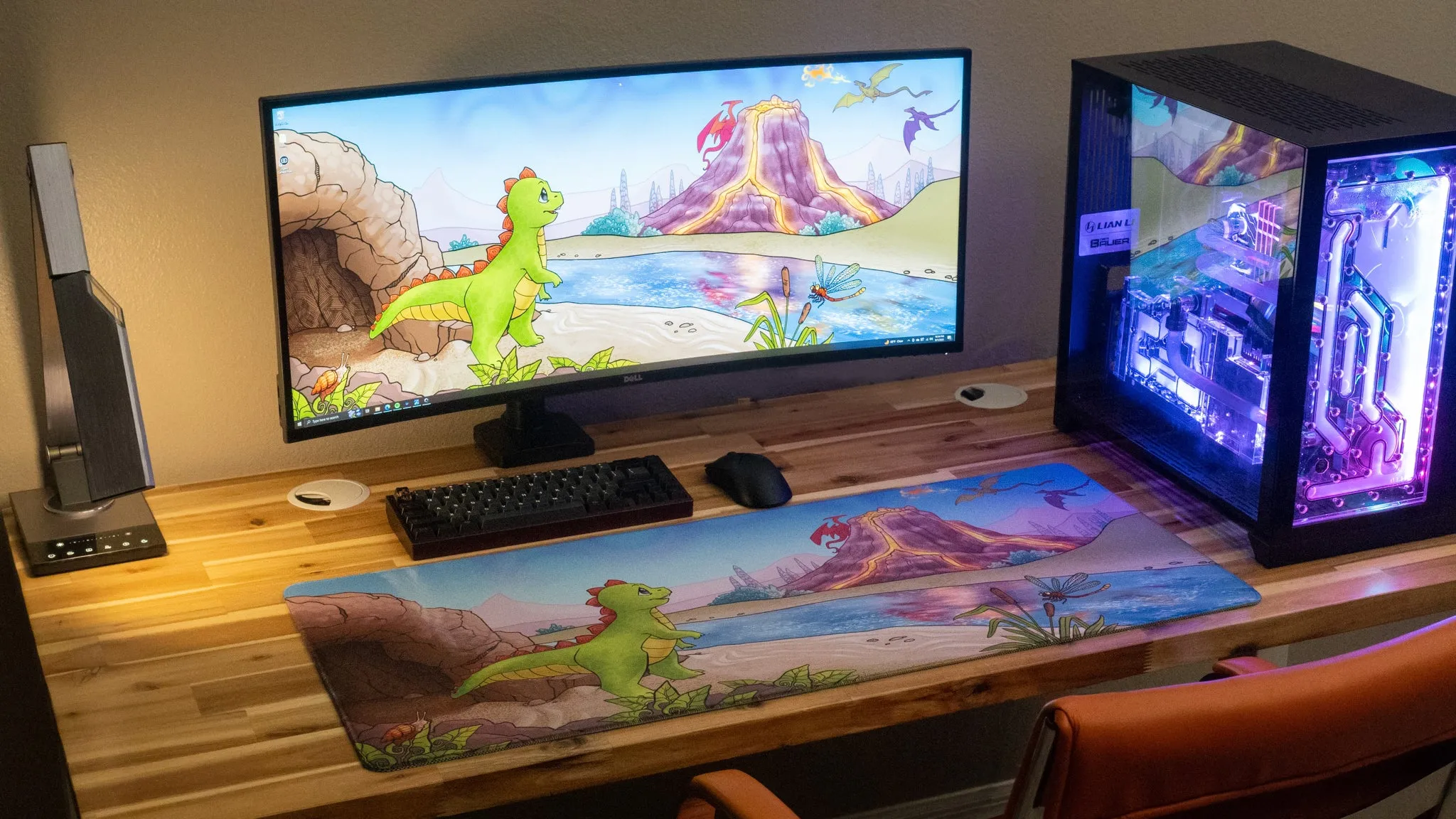 Jakeyosaurus "Wish for Wings" Limited Edition Content Creator Collaboration XL Deskmat