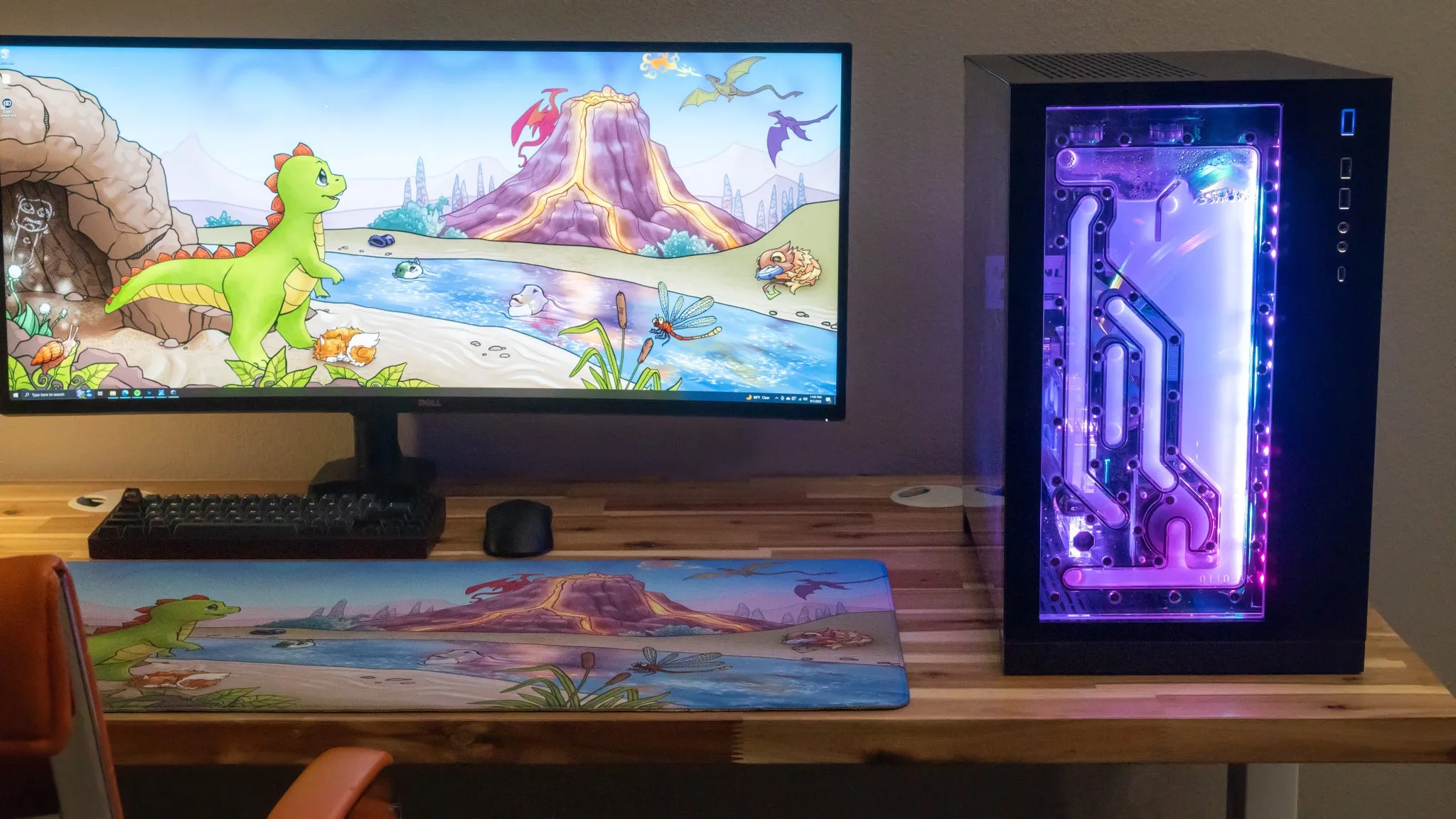 Jakeyosaurus "Wish for Wings" Limited Edition Content Creator Collaboration XL Deskmat