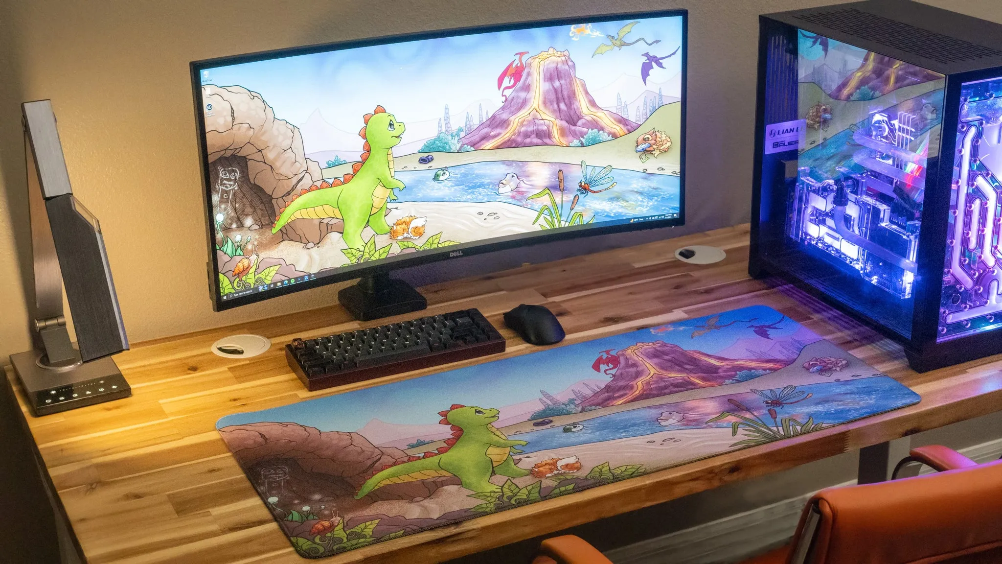 Jakeyosaurus "Wish for Wings" Limited Edition Content Creator Collaboration XL Deskmat