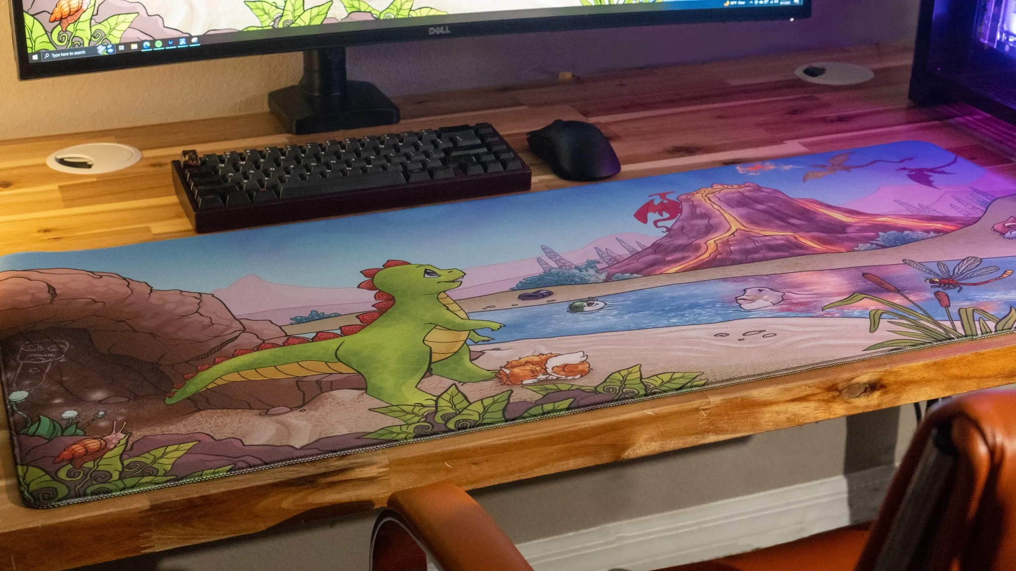 Jakeyosaurus "Wish for Wings" Limited Edition Content Creator Collaboration XL Deskmat