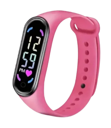 Jewellery - Girl - watch - pink LED