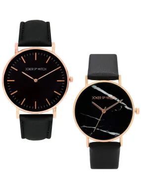 Joker & Witch Blaine & Kurt Couple Watch Gift Set for Men and Women