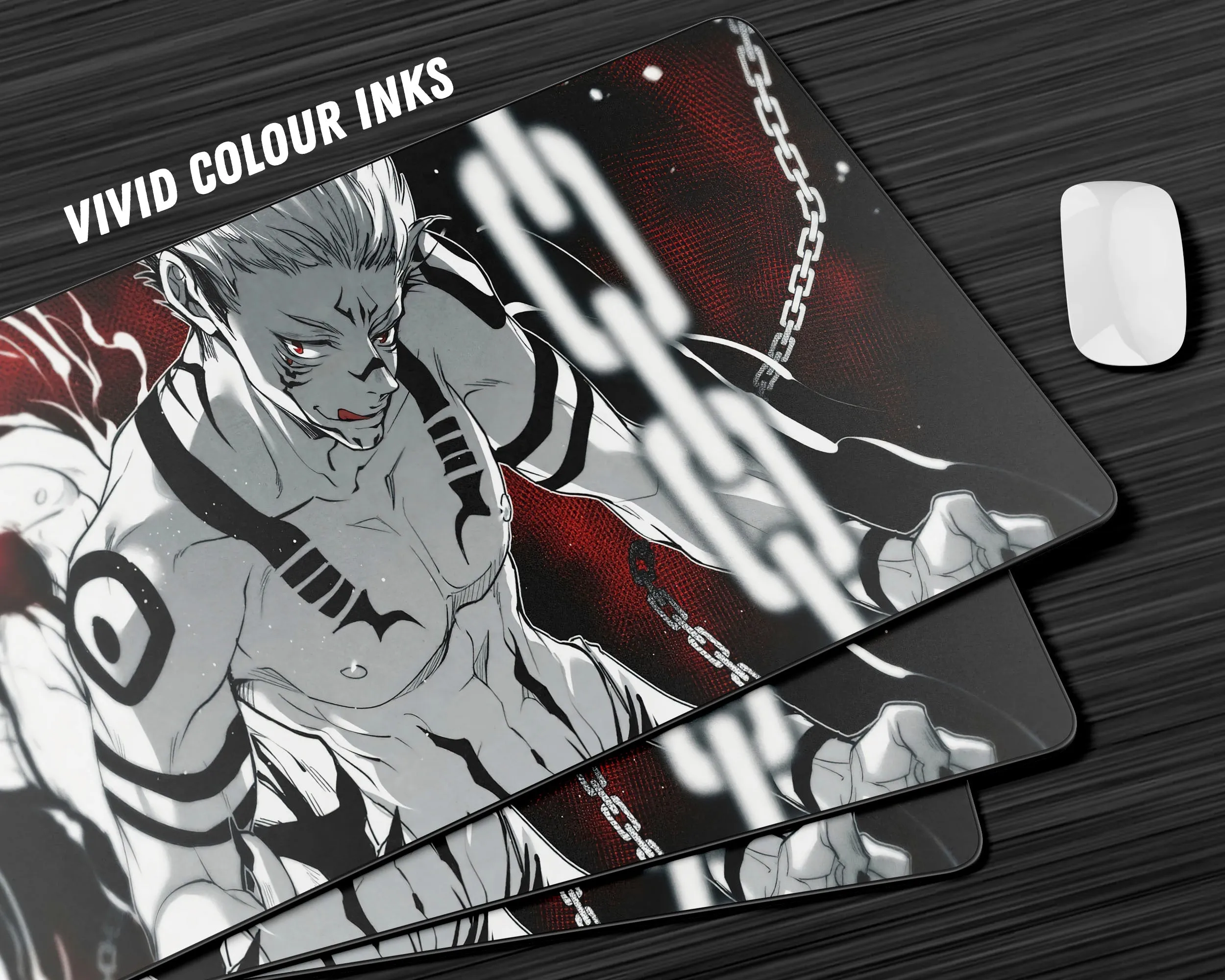 Jujutsu Kaisen Sukuna Chains Gaming Mouse Pad