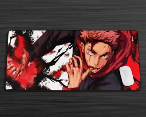 Jujutsu Kaisen Yuji Itadori Black Flash Gaming Mouse Pad