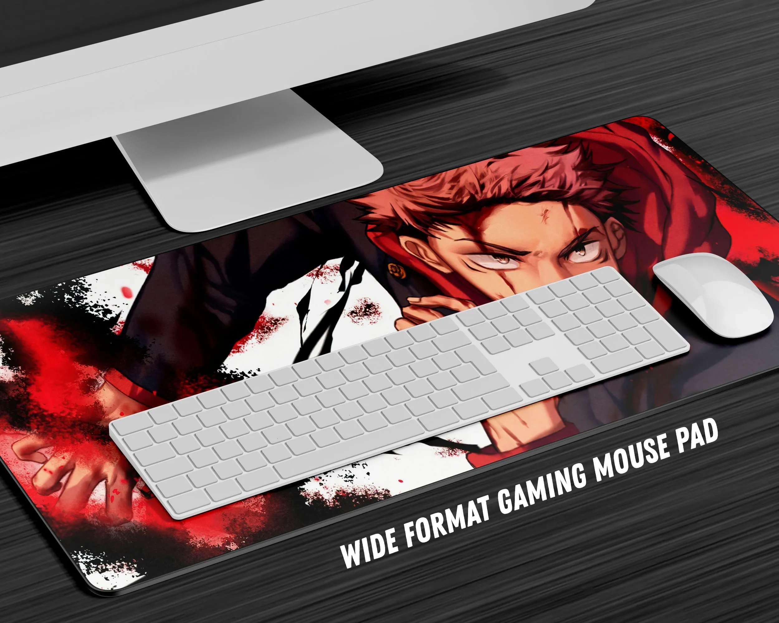 Jujutsu Kaisen Yuji Itadori Black Flash Gaming Mouse Pad