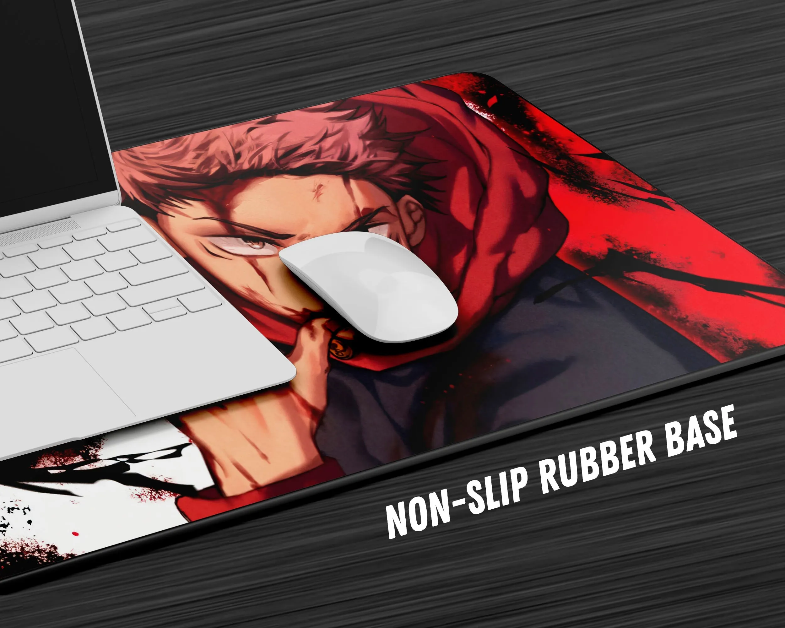 Jujutsu Kaisen Yuji Itadori Black Flash Gaming Mouse Pad