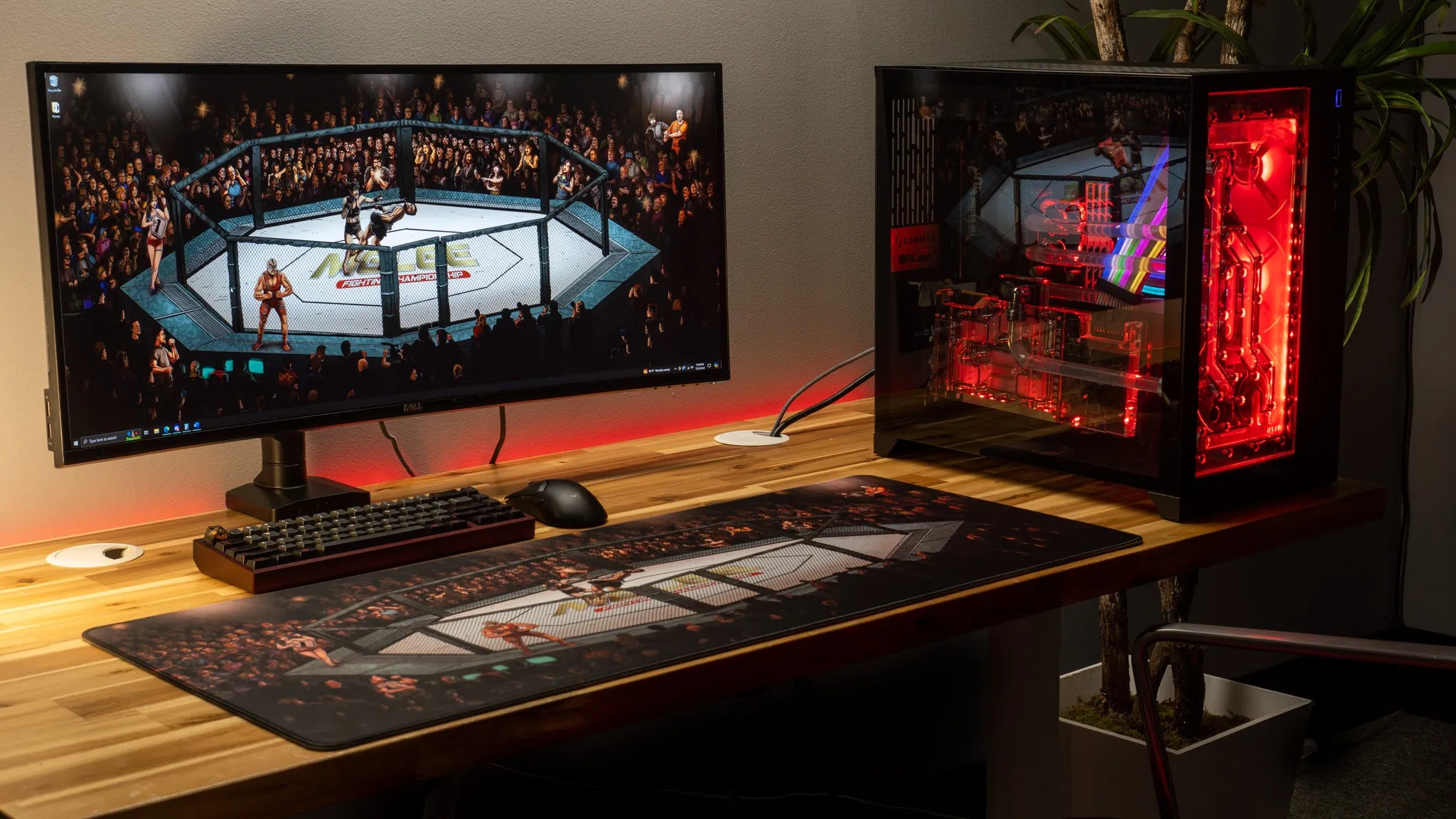 Juliakins "The Fight" Content Creator Collaboration Gaming Mouse Pad Deskmat