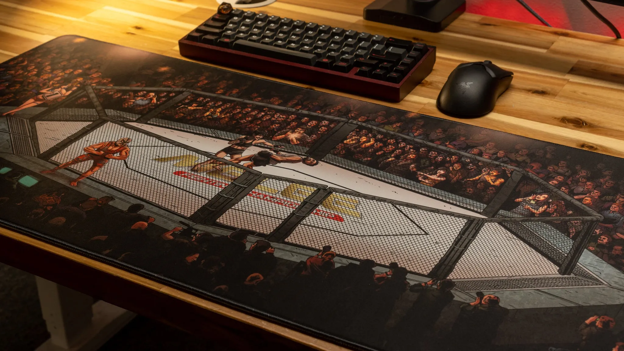 Juliakins "The Fight" Content Creator Collaboration Gaming Mouse Pad Deskmat