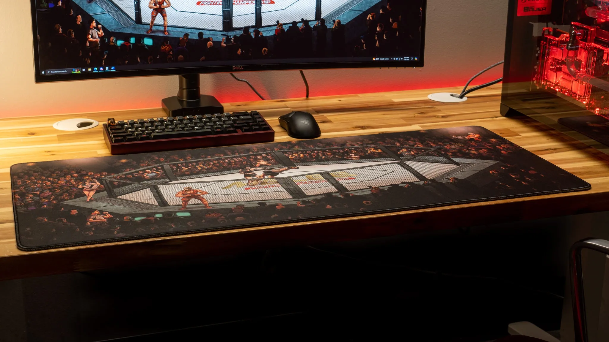 Juliakins "The Fight" Content Creator Collaboration Gaming Mouse Pad Deskmat