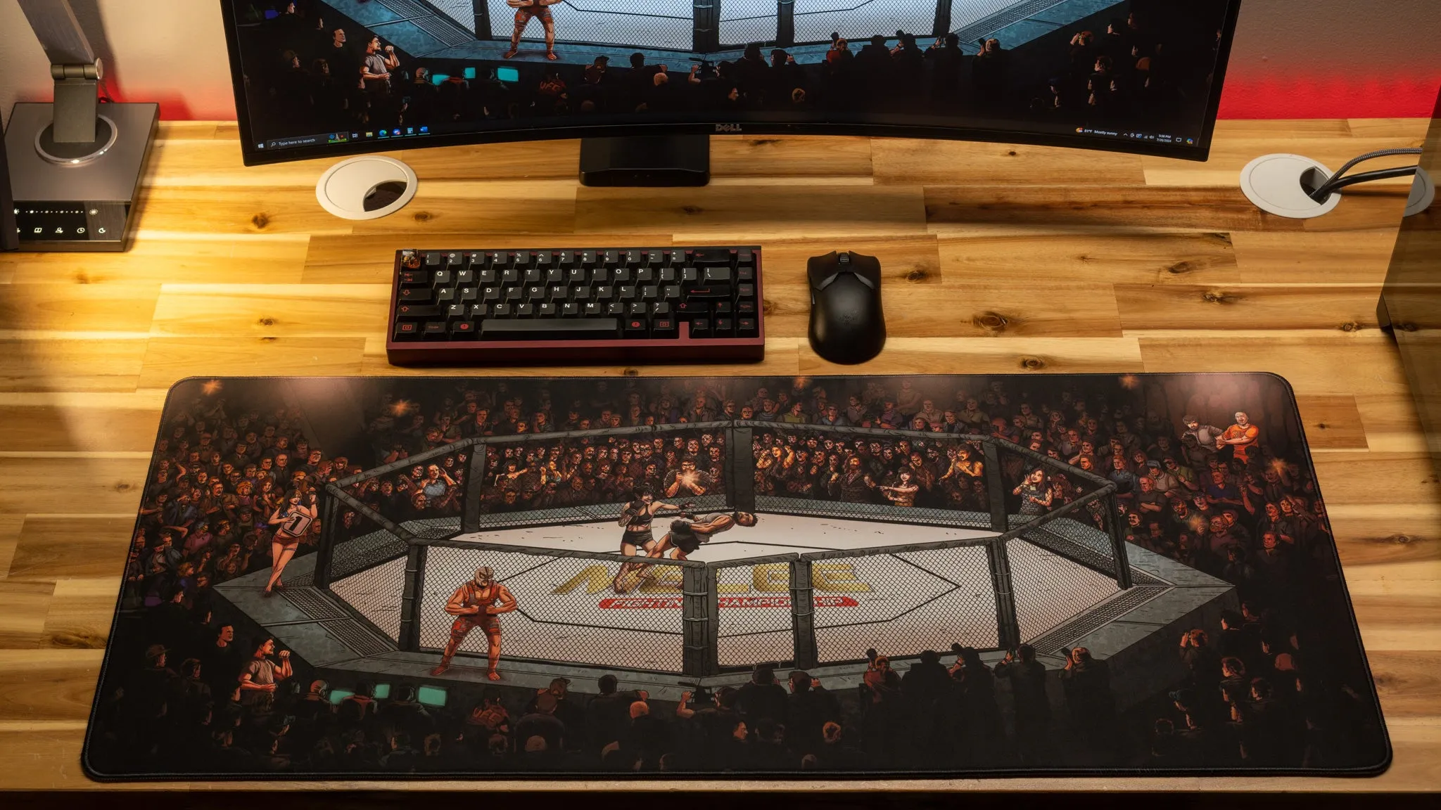 Juliakins "The Fight" Content Creator Collaboration Gaming Mouse Pad Deskmat