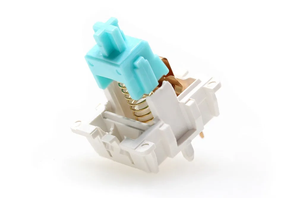 Jwick Link Switch Linear Switch mx for mechanical keyboard 5pin RGB SMD 58g 60M Nylon PC POM Selected Spring Lubed