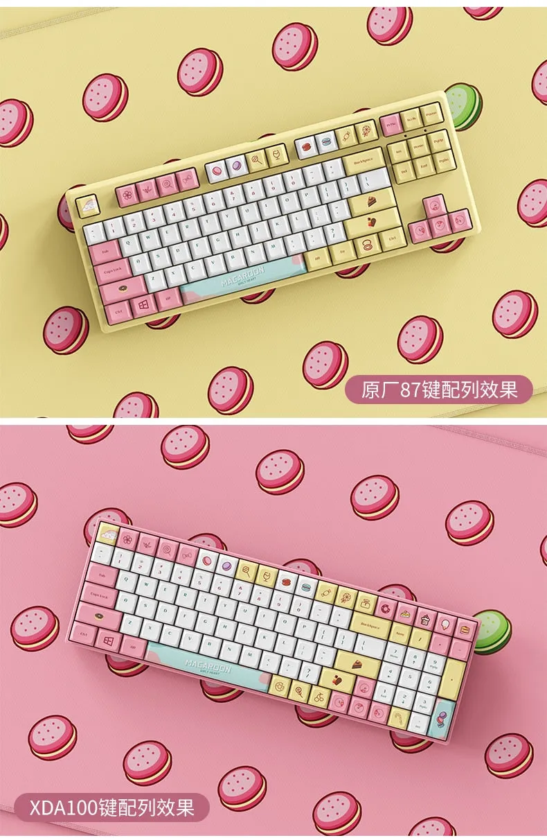 kawaii pink Keycaps