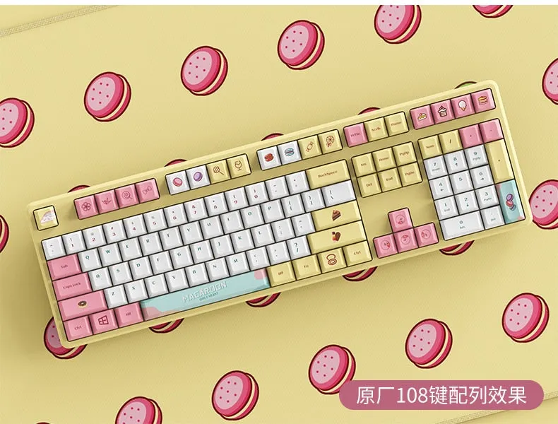 kawaii pink Keycaps