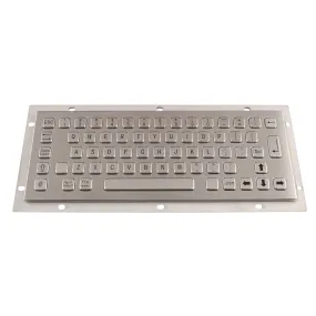 KBS-PC-C Stainless Steel Panel Mount Keyboard OEM