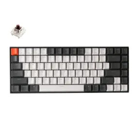 Keychron K2 84 Key Hot-Swappable Gateron Mechanical Keyboard White Led Brown Switches