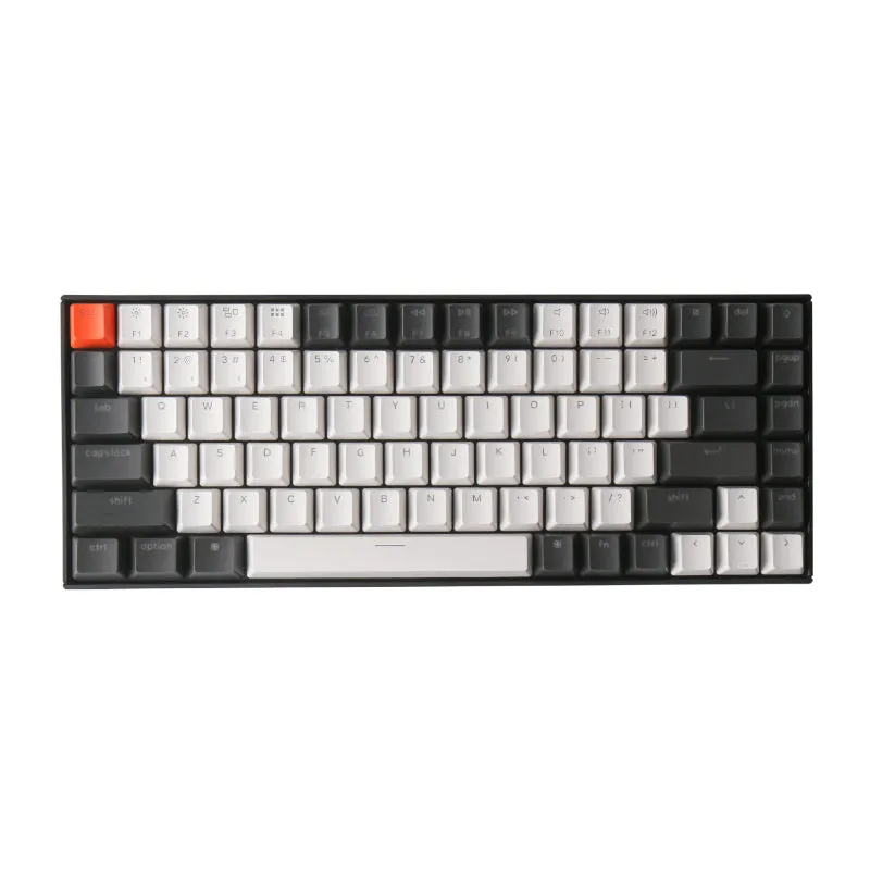 Keychron K2 84 Key Hot-Swappable Gateron Mechanical Keyboard White Led Brown Switches