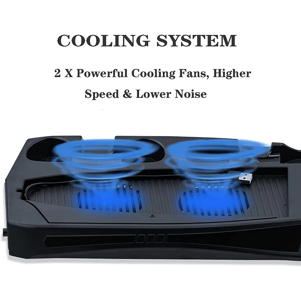 KJH PS5 Charging Stand with Cooling Fan (KJH-P5-010-2)