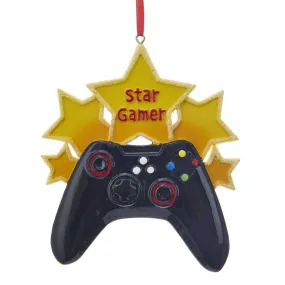 Kurt Adler "Star Gamer" Gaming Ornament For Personalization, W8364