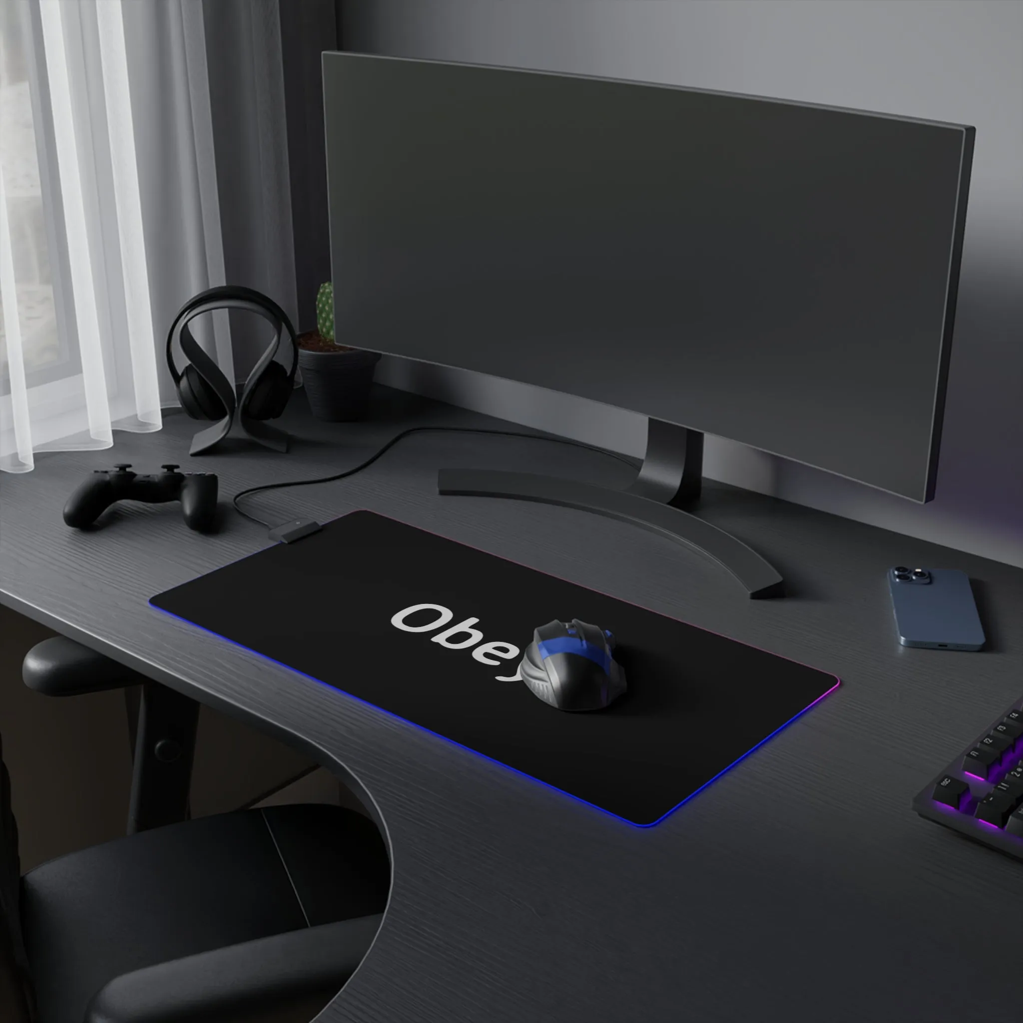 LED Gaming Mouse Pad - Obey