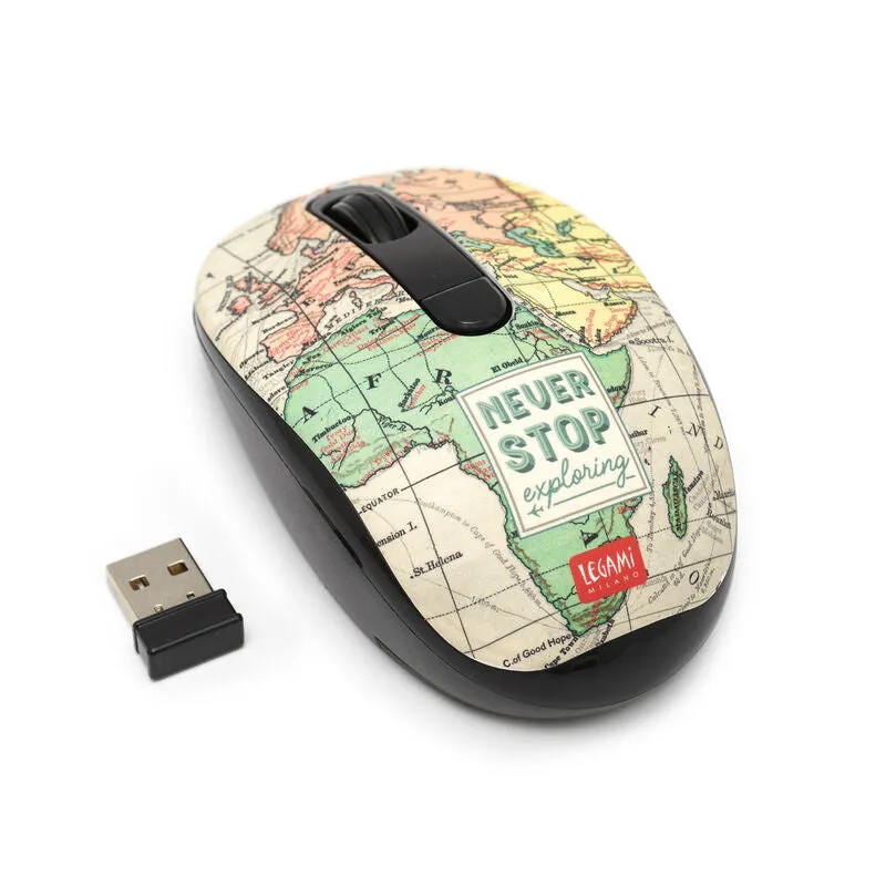 Legami Wireless Mouse with USB receiver - Travel