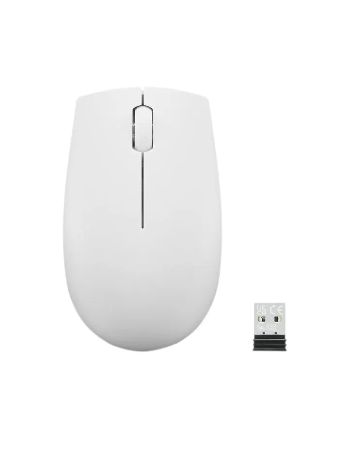 Lenovo 300 Wireless ?Grey Mouse Office Ambidextrous Rf Wireless Optical 1000 Dpi