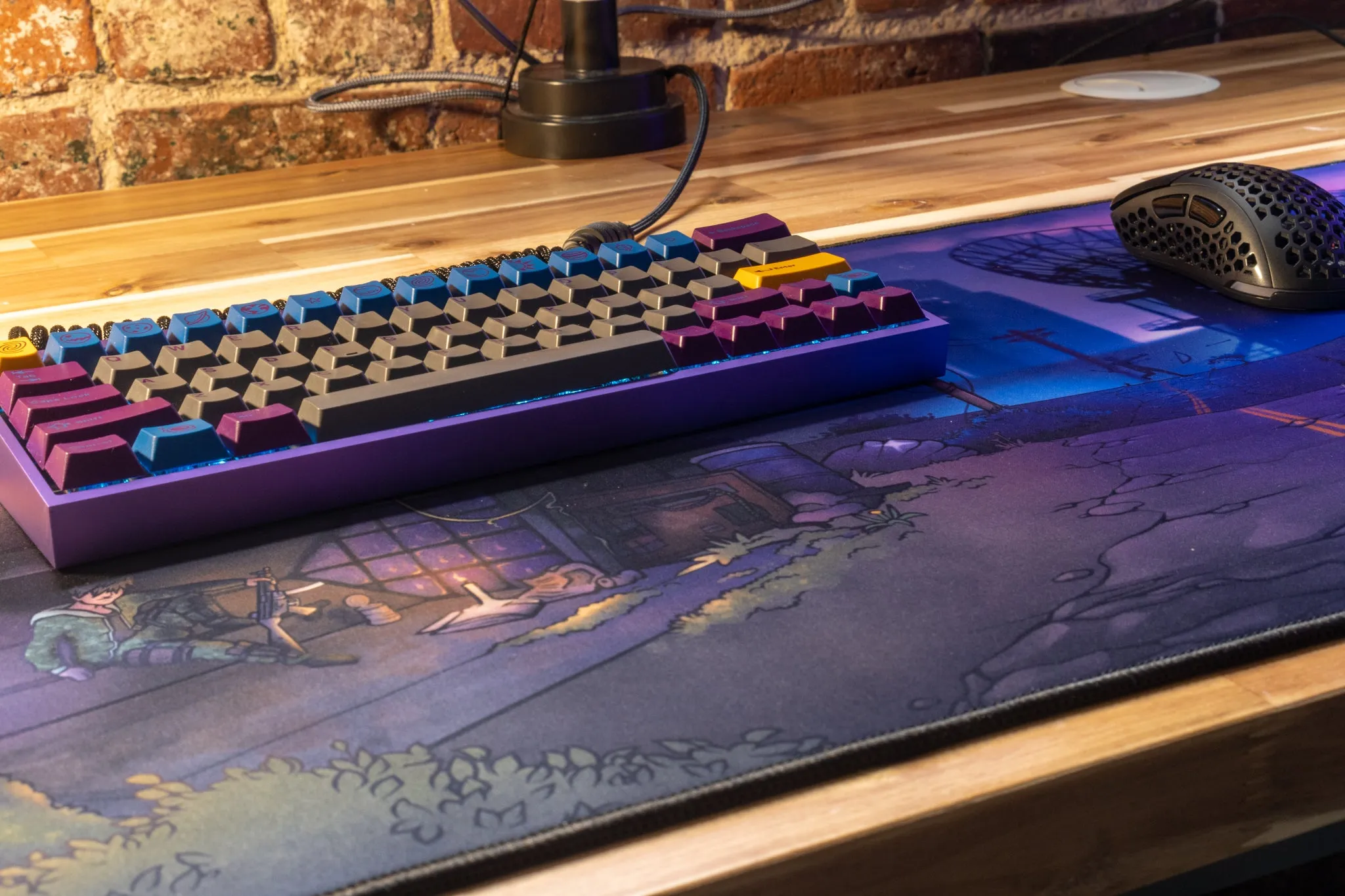 Limited Edition - "Templetaps - Temple Town" Content Creator Collaboration XL Mousepad