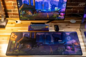 Limited Edition - "Templetaps - Temple Town" Content Creator Collaboration XL Mousepad