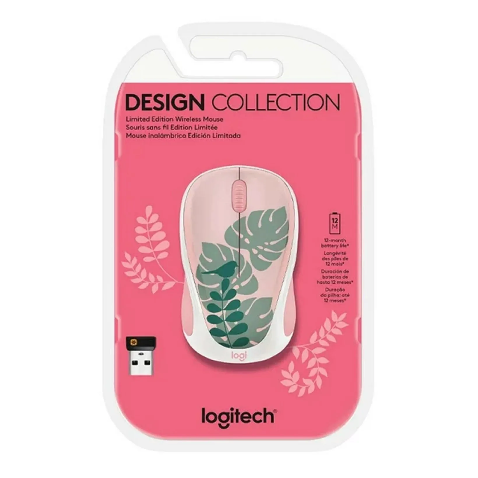 Logitech 910-006114 Design Collection Limited Edition Wireless Optical Mouse, Chirpy Bird