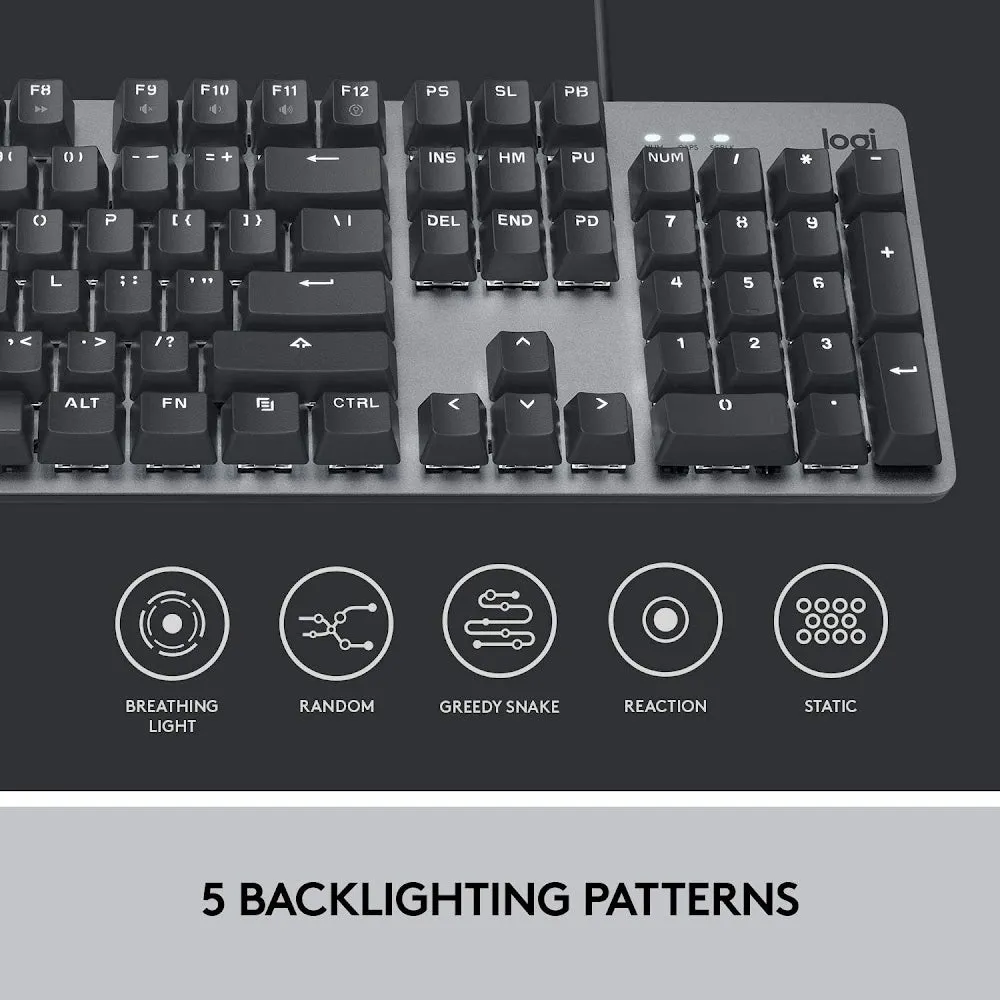 Logitech K845 Mechanical Illuminated Brown Switch Keyboard