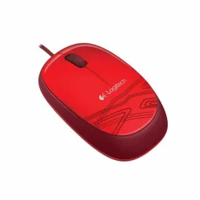 LOGITECH M105 USB WIRED MOUSE RED