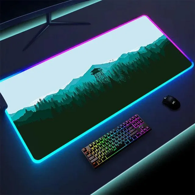 Luminous LED Lighting Mouse Pad